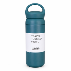 [더드림] 손잡이 스텐 텀블러 350ml 500ml 보냉 보오병, 08.500ml-블루