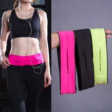 夏季隱形口袋跑步包運動神器，隱形防盜戶外專用馬拉松透氣腰包，手機收納跑步腰包, 經典【灰色無拉鍊】四口一體運動跑步腰1,M碼（57.5-70.0kg）男女通1, 1個