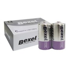 벡셀 망간 건전지 C형, 2개입, 24개