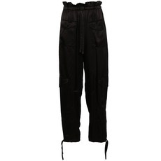 가니 새틴 카고 팬츠