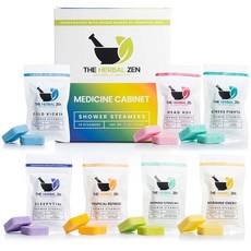 샤워 스티머 아로마테라피 버라이어티 팩 미국산 폭탄 여성용 목욕 선물 성인용 부활절 바구니 스터퍼 태블릿 어머니의, Variety Gift Box, 1개