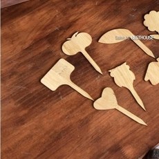 식집사 화분 이름표 10cm T형 원예용품 식물표찰, 없음