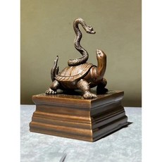 華誠 純紫銅製 玄天上帝龜蛇法印