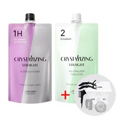 시세이도 프로페셔널 크리스탈라이징 알파H(건강모) + 에멀젼타입 1제 + 2제, 1개, 400ml