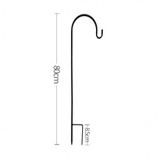 비상 땅꽂이 태양광 정원등 캠핑 램프 전용 스탠드 걸이, 1개, 80cm