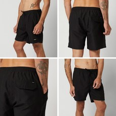 MYSTIC 衝浪褲 沙灘褲 海灘褲 快乾衝浪褲 18吋 鐵鏽黑