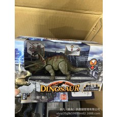 DIU 關節可動恐龍玩具仿真大號翼龍三角龍霸王龍系列靜態玩具兒童禮盒, 1個, 其他