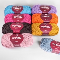 티파니 5PLY/털실/뜨개질실/손뜨개/프랜즈얀, 833 포레스트, 1개