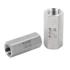 1/8 "3/8" 1/2 1 "BSP 암 체크 밸브 고압 24 Bar 스테인레스 스틸 증기 물용 편도 비 반환, 1개