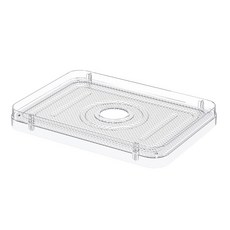 OSTBA FD-1019 식품 탈수기 교체 트레이 스테인리스 스틸 내장 건조대 BPA 프리 등급 소재 1팩, OSTBA FD-1019 식품 탈수기 교체 트레이, 스