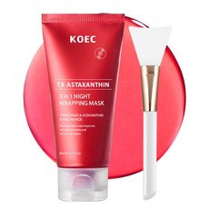 KOEC 晚安撕拉面膜, 1個, 蝦青素撕拉麵膜