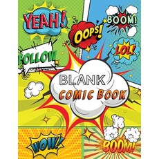(영문도서) Blank Comic Book: Draw Your Own Comics 120 Pages of Fun and Unique Templates A Large 8.5 x ... Paperback, Powerofgratitude, English, 9781087900568
