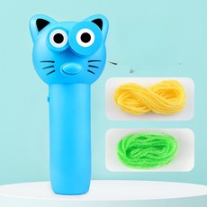 소르베어 짚스트링 로프 야광 무한 야광로프 로프건, 1개, 배터리 캣 코발트블루 3칸 5호 배터리