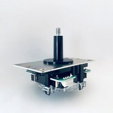 Sanwa Denshi 산와전자 JLX2-TP-8YT-SK 기판형 조이스틱 레버, 1개, 黒