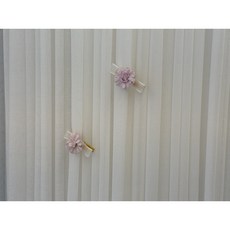 매화 미니 커튼 집게핀 2ea, 2개, 핑크