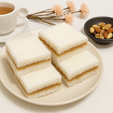 [풍연]꿀백설기 떡 낱개포장, 50g, 20개