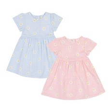 아가방 하퍼데이지반팔원피스 BLUE PINK 01S354051