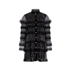 필로소피디로렌조세라피니 폴카 도트 시스루 드레스