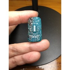 正港寶石 台灣藍寶藍玉髓 #雕刻 #手工雕刻 #無事牌 #無字天書