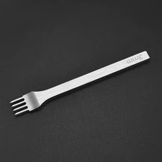 DIY 가죽 공예 도구 핸드 피어싱 스티칭 도구 가죽 줄 구멍 펀칭 도구 포크 줄 구멍 펀치 1 홀 2 홀 4/6 홀