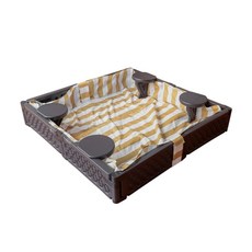 兒童玩具沙池套組 適用於家用 可拆卸, 正方形沙池 不帶沙, 11kg, 1套