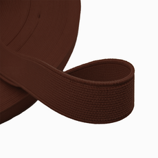 컬러 허리 고무밴드 25mm, 초콜릿브라운, 1개