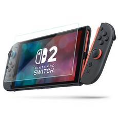 쿠디스 닌텐도 스위치2 프리미엄 강화 액정보호필름 2매입 세트, 1세트, 투명, CDS_SWITCH2