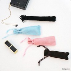 립스틱 향수 도장 휴대용 벨벳 미니 파우치 소품 액세서리 다용도 정리 수납백
