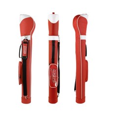 스탠드형 싱글 스탠드 파크골프채가방 하드커버 라이트 백 케이스, 레드