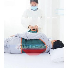 환자용 쿠션 욕창방지 패드 보조기 간호 이동매트 몸뒤집기 다리 돌아눕기 용품, 통기성 면직물 강화형 회전 가능 2세대