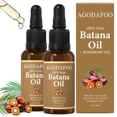 을 위한 생 바타나 오일 2개 - 100% 순수 & 천연 오일 두껍고 강한 두피에 영양 공급 갈라진 끝 복구 및 감소 모든 유형에 적합 222042, 을 위한 생 바타나 오일 2개 - 100% 순수 & 천