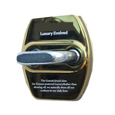 [주주파츠몰] 제네시스 GV70 도어스트라이커 잠금고리 보호커버 튜닝 몰딩 용품 호환 용품, 골드