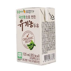콩콩이 아이 두유 국산콩으로 만든 유기농두유 어린이두유 non-GMO 아기두유, 135ml, 1개