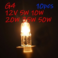 G4 12V 5W 10W 20W 35W 50W 글로브 로트 JC 바이핀 LED 따뜻한 흰색 교체 LED 캡슐 램프 할로겐 전구 빛 10, 02 10Pcs 20W