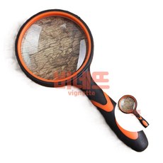 100mm 더블 컬러 돋보기 2.5배율 손잡이형돋보기