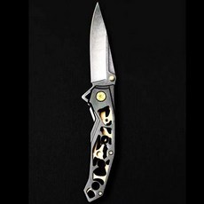 TAC-FORCE 齒輪鏤空小刀 TF-1176B 黑 小刀, 1個