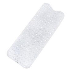 마켓플랜 미끄럼방지 롱 엠보 욕실 매트 100 x 40 cm, 클리어, 1개