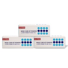노즈큐어 코세정용 키트 분말 2.1g 60p, 3개