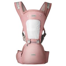省力嬰兒腰凳背帶, 粉色