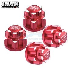 ARRMA 1/5 KRATON용 GPM 7075-T6 합금 휠 너트 캡 로커 17/24mm 렌치에 적합, [02] 빨간색