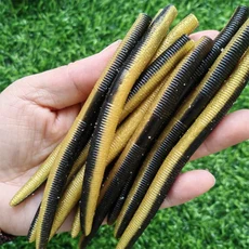 MUKUN 10 개/몫 낚시 미끼 실리콘 미끼 5.4g/7.4g 소프트 Swimbait 웜 Neko Rig 용 인공 미끼 낚시 Wobbler, 02 5INCH 7.4G, 06 GD50 10PCS 02