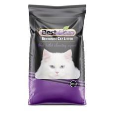 Best Clean 貓砂 嚴選膨潤土貓砂 20KG 重量包 小球砂, 1包, 無香