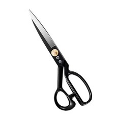 고급 재단가위 절삭력 좋은 고탄소강 전문 재단사 가위 블랙 260mm, 1개, 28.5cm(11 ' )