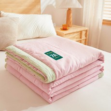 7A 항균 순면 에어컨 이불 여름용 세탁기 사용 가능 용 싱글/더블 콩 섬유 여름 이불