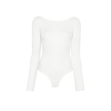 엘리자베타프랑키 긴소매 골지 바디수트