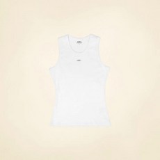 본투윈 B PENDANT RIBBED SLEEVELESS [WHITE]