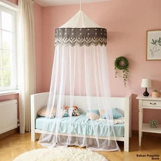 1pc 모기장 파라솔 야외 스크린 폴리에스터 행잉 텐트 (모기장만) 우산 및 그늘, 01 검은색