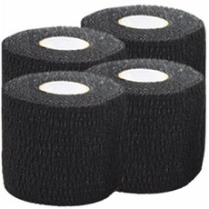 파라오스포츠 라텍스프리 저자극 뮬러 볼링 리프팅테이프, 블랙, 4개