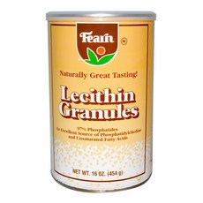 FEARN 無糖卵磷脂顆粒劑, 1個, 454克