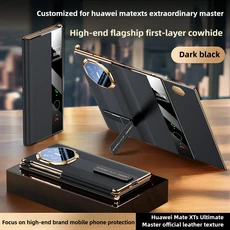 화웨이 메이트 XTs용 고급 천연 가죽 플립 케이스 새로운 특별한 회전 스탠드 풀, 01 빠른, 01 For Huawei Mate XT, 03 Official Texture B